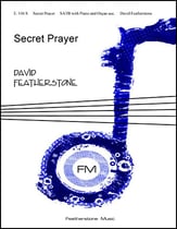 Secret Prayer SATB choral sheet music cover